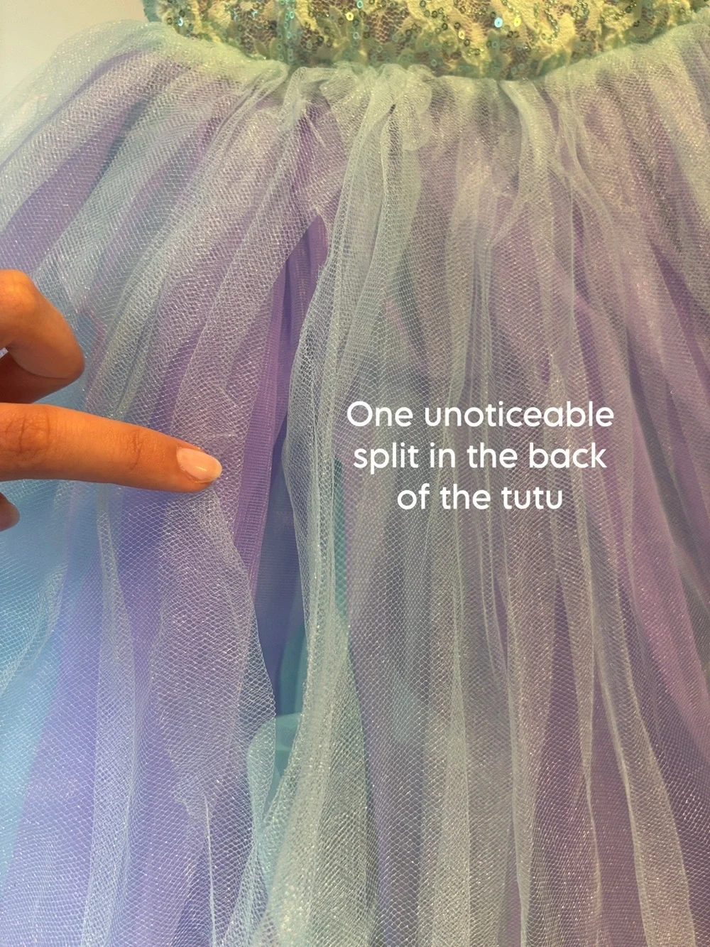 Mint & Lavender Floral Tulle Dance Costume for Kids